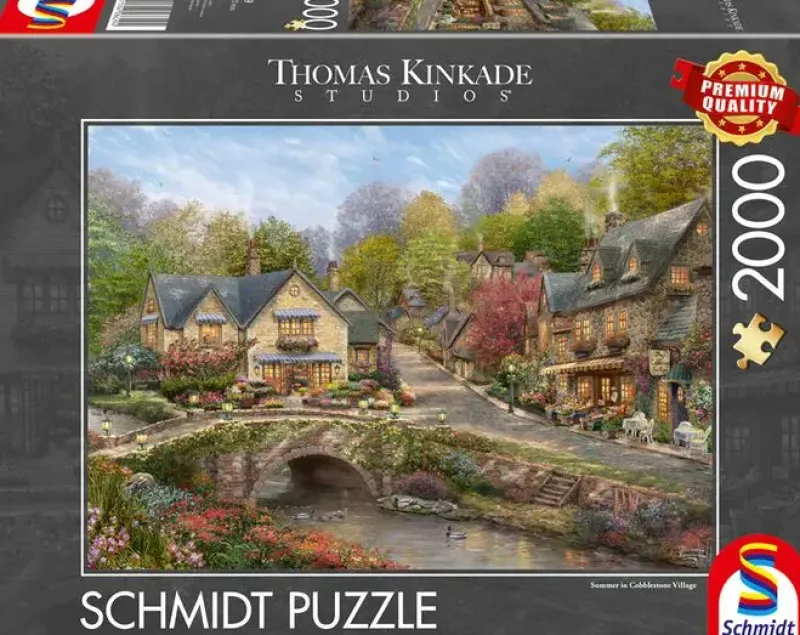 Schmidt : Thomas Kinkade Studios - Summer in Cobblestone Village (2000)