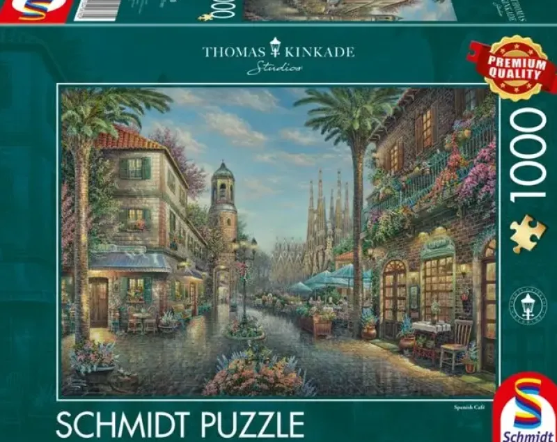 Schmidt : Thomas Kinkade Studios - Spanish Café (1000)