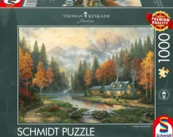 Schmidt : Thomas Kinkade Studios - Evening at Autumn Lake (1000)