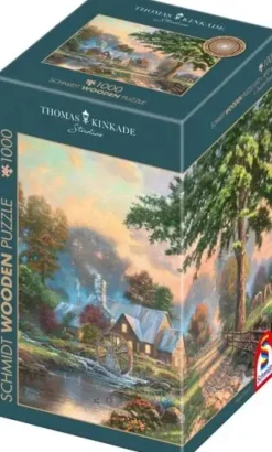 Schmidt : Wooden Träpussel - Thomas Kinkade Studios, Simpler Times II (1000)