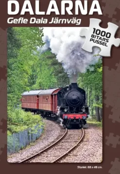 Svenskapussel : Dalarna - Gefle Dala Järnväg (1000)