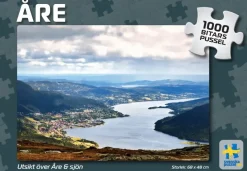 Svenskapussel : Åre - Utsikt över Åre och Sjön (1000)