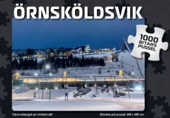 Svenskapussel : Örnsköldsvik - Varvsberget en Vinterkväll (1000)