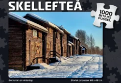 Svenskapussel : Skellefteå - Bonnstan en vinterdag (1000)