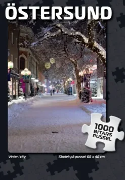 Svenskapussel : Östersund - Vinter i city (1000)