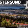 Svenskapussel : Östersund - Vy Över Staden och Frösön (1000)
