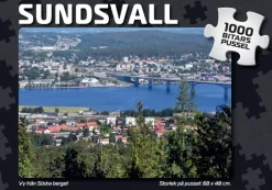 Svenskapussel : Sundsvall - Vy från Södra berget (1000)