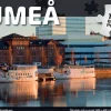 Svenskapussel : Umeå - Båtar på Umeälven (1000)