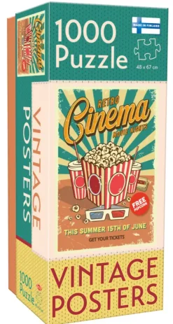 Tactic : Vintage Posters - Retro Cinema (1000)