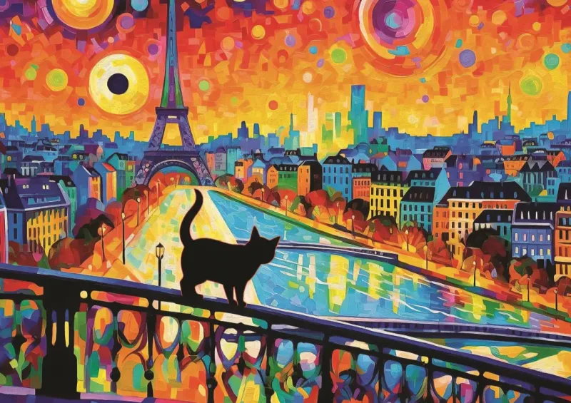 Trefl : Cat in Paris (1000)