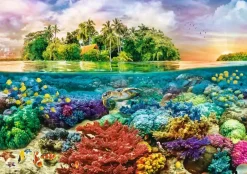 Trefl : Crazy Shapes! - Tropical Island (600)