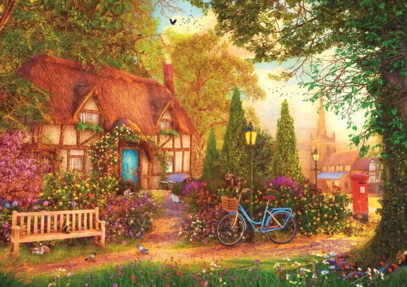 Trefl : Dominic Davison - Thatched Cottage (1000)