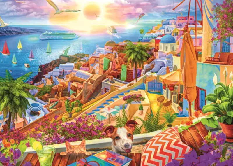 Trefl : Lars Stewart - Visit Santorini (1000)