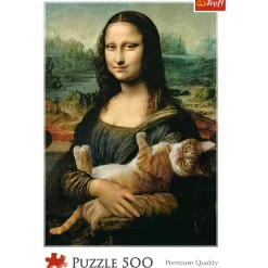 Trefl : Mona Lisa and Purring Kitty (500)
