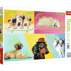 Trefl : Neon Color Line - Far out Dogs (1000)