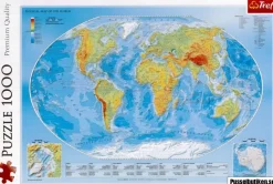 Trefl : Physical Map of the World (1000)