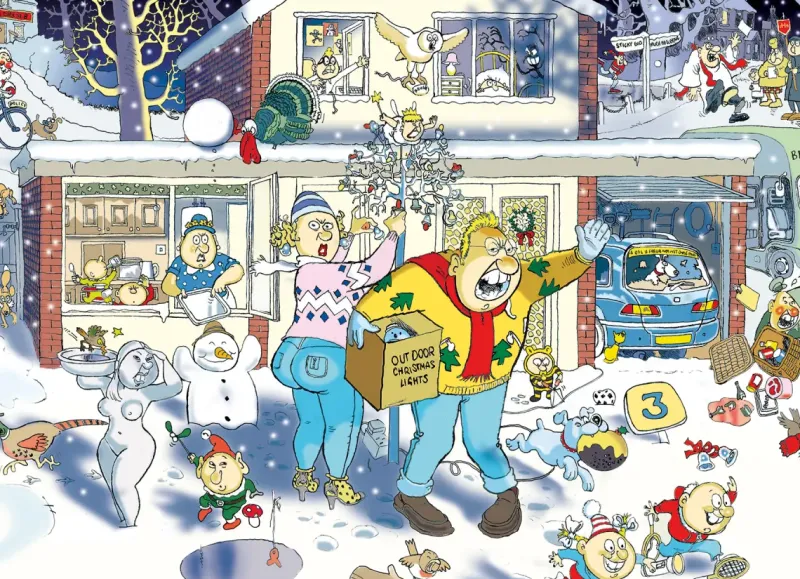 Jumbo Wasgij? Christmas #09: A Bright Christmas Night! (1000)