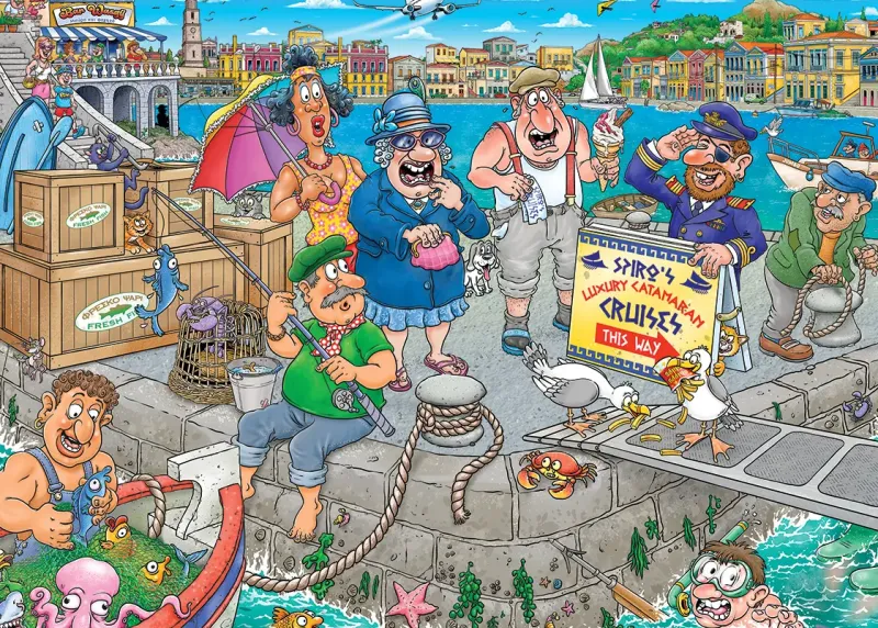 Jumbo Wasgij? Original #47: Boating Bedlam! (1000)