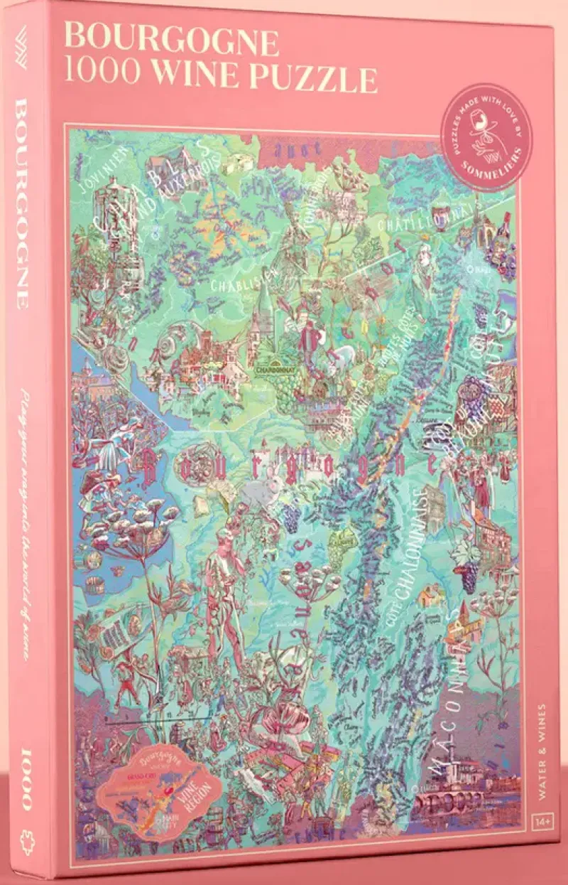 Water & Wines : Bourgogne - Wine Puzzle (1000)