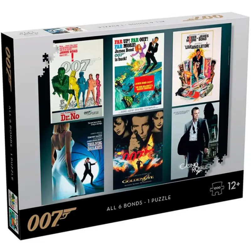 Winning Moves : James Bond 007 - All 6 Bonds (1000)