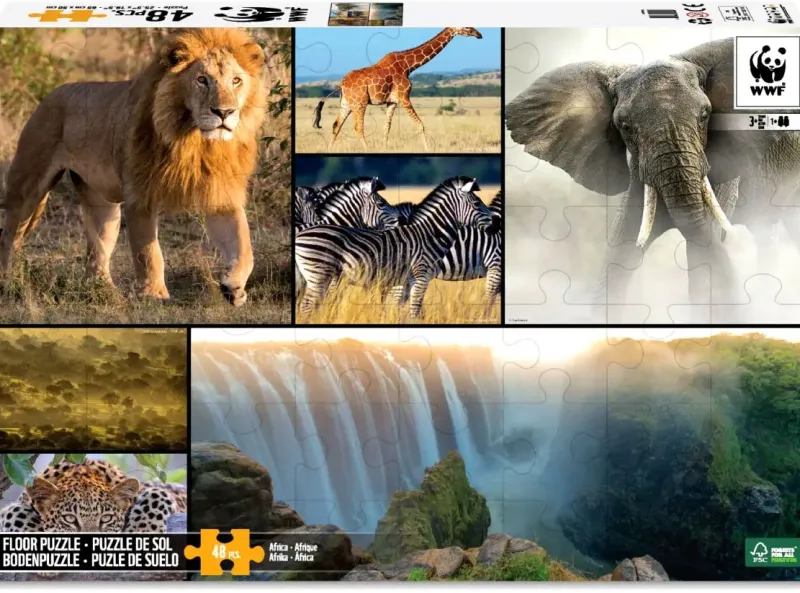 WWF Puzzle: Golvpussel - Africa (48)