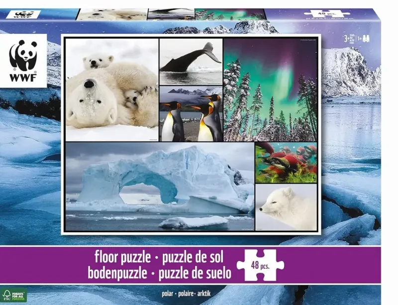 WWF Puzzle: Golvpussel - Polar (48)